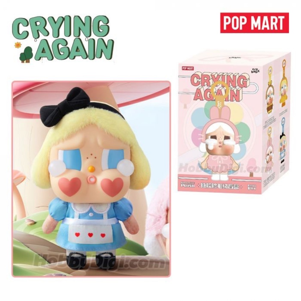 Pop Mart CryBaby Crying Again
Series She's Alice Vinyl Face Plush